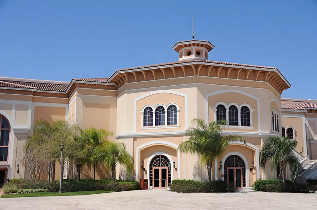 Warm cream and sand-toned home exterior showcasing exterior work by a house painter in Orlando, FL